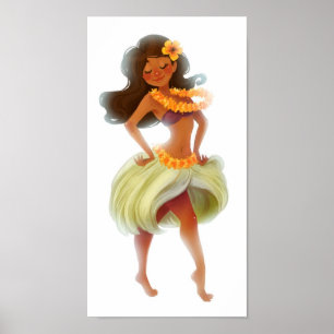 hawaiian gal poster