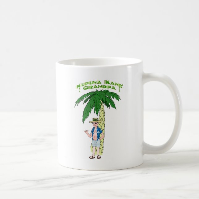 Hawaiian Grandpa Coffee Mug (Right)