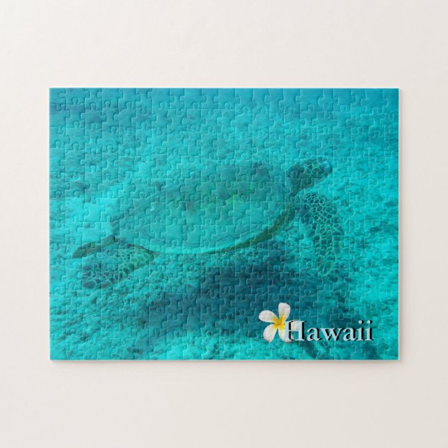 Hawaiian Green Sea Turtle Jigsaw Puzzle (Horizontal)