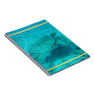 Hawaiian Green Sea Turtle Spiral Notebook