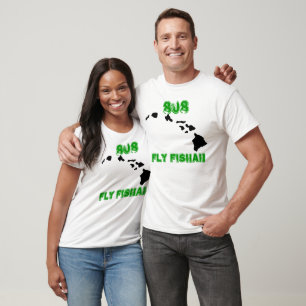 Hawaiian_Hawaiian_Islands_Small, 808, Fly Fishah T-Shirt