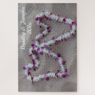 Hawaiian Hearts in the Sand Puzzle