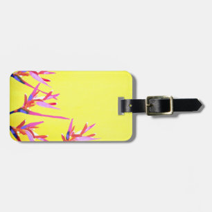 Hawaiian Heliconia Flower Luggage Tag