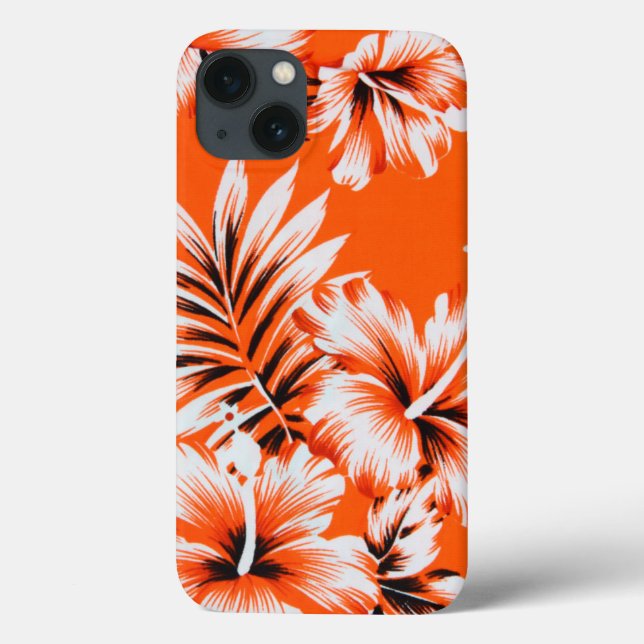 Hawaiian Hibiscus Flower Background Case-Mate iPhone Case (Back)
