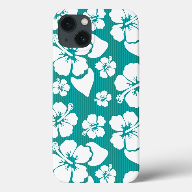 Hawaiian Hibiscus Flower Pattern Case-Mate iPhone Case (Back)