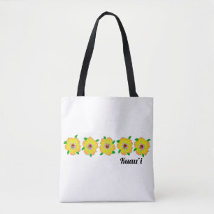 Hawaiian Hibiscus Flowers Kauai Hawaii Tote Bag
