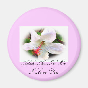 Hawaiian Hibiscus Magnet