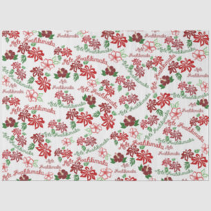 Hawaiian Hibiscus Mele Kalikimaka Tissue Paper