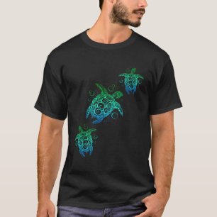 Hawaiian Honu Sea Turtles Beach T-Shirt