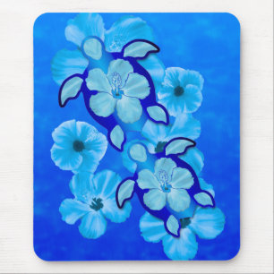 Hawaiian Honu Sea Turtles Mouse Pad