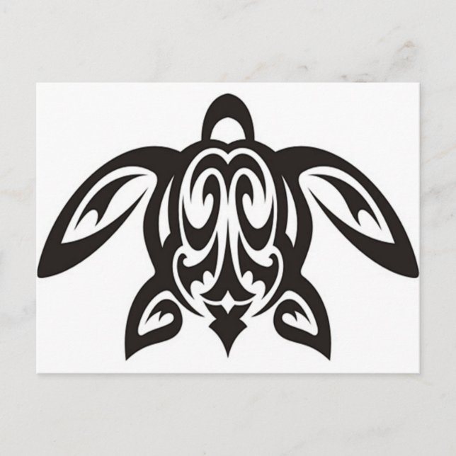 Hawaiian Honu Turtle Postcard (Front)