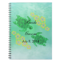 Hawaiian Honu Wedding Guest Book