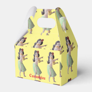 Hawaiian Hula Dancer Thunder_Cove Candy Tin Favour Box
