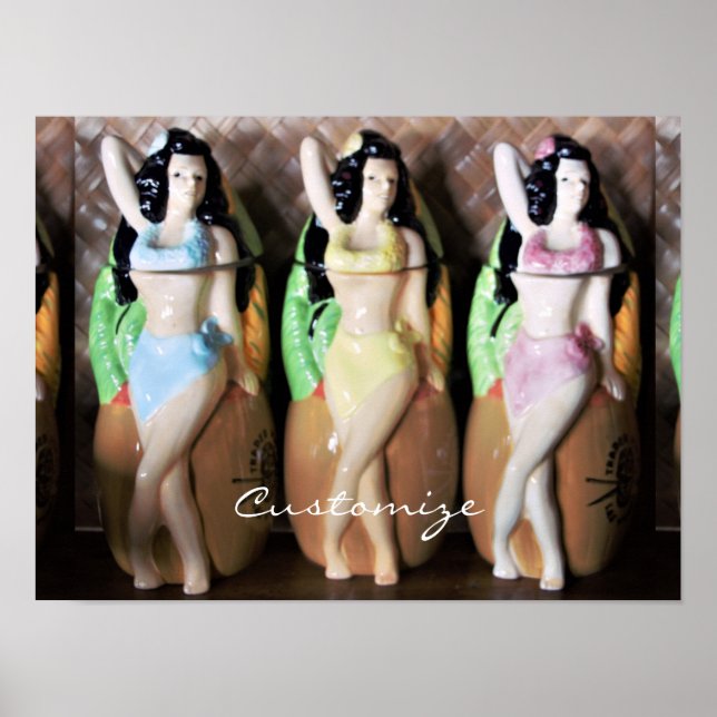 Hawaiian Hula Dancers Thunder_Cove Poster (Front)