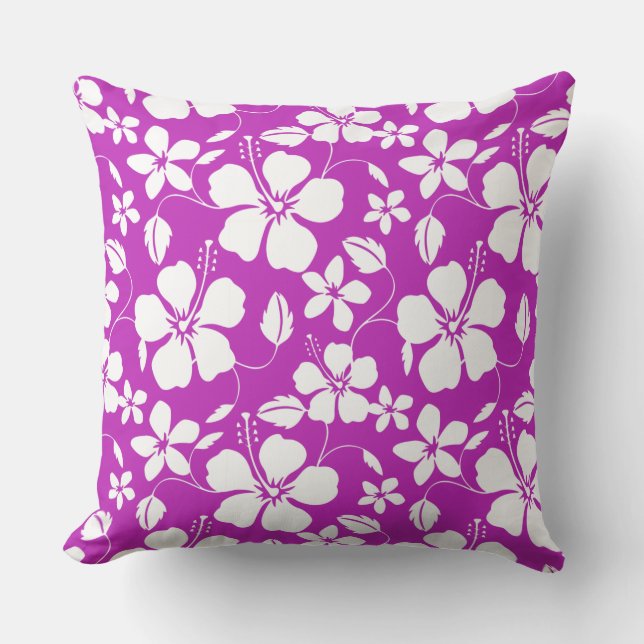 HAWAIIAN HULA (HIBISCUS) BERRY CUSHION (Front)