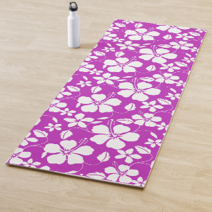 HAWAIIAN HULA (HIBISCUS) BERRY YOGA MAT