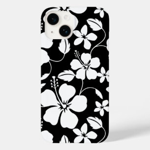 HAWAIIAN HULA (HIBISCUS) BLACK Case-Mate iPhone 14 CASE