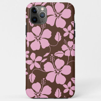 HAWAIIAN HULA (HIBISCUS) BROWN/PINK Case-Mate iPhone CASE