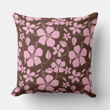 HAWAIIAN HULA (HIBISCUS) BROWN/PINK