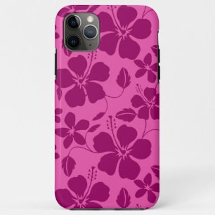 HAWAIIAN HULA (HIBISCUS) BURGUNDY WINE Case-Mate iPhone CASE