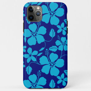 HAWAIIAN HULA (HIBISCUS) DARK/LIGHT BLUE Case-Mate iPhone CASE