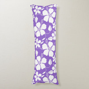 HAWAIIAN HULA (HIBISCUS) LIGHT PURPLE BODY CUSHION