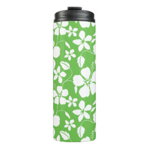 HAWAIIAN HULA (HIBISCUS) LIME THERMAL TUMBLER
