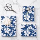 HAWAIIAN HULA (HIBISCUS) NAVY