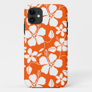 HAWAIIAN HULA (HIBISCUS) ORANGE Case-Mate iPhone CASE