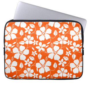 HAWAIIAN HULA (HIBISCUS) ORANGE LAPTOP SLEEVE