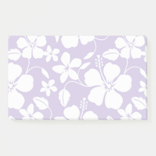 HAWAIIAN HULA (HIBISCUS) PURPLE POST-IT NOTES