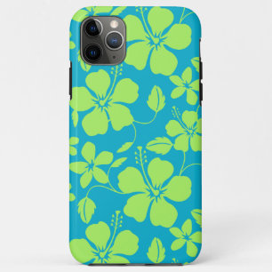 HAWAIIAN HULA (HIBISCUS) TEAL LIME Case-Mate iPhone CASE