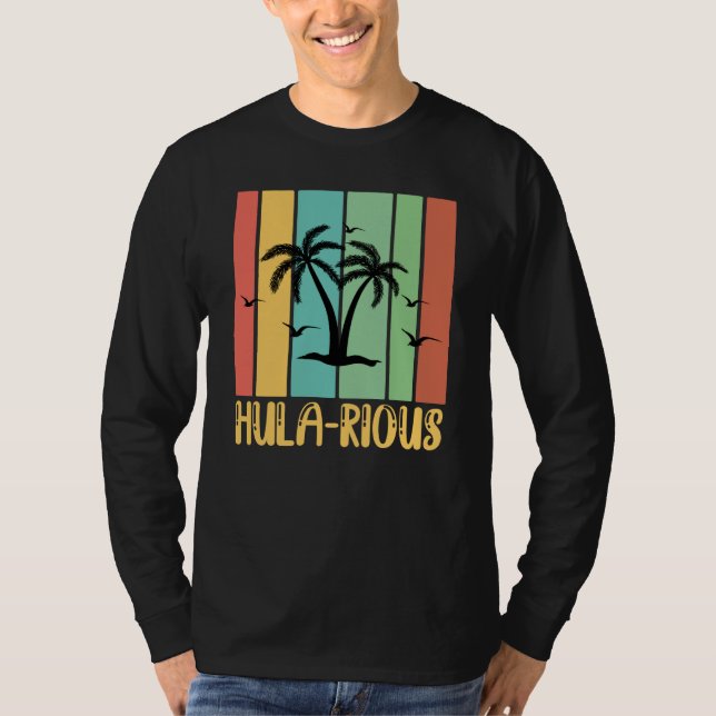 Hawaiian Hula Rious Hilarious Hawaii Pineapple Tik T-Shirt (Front)