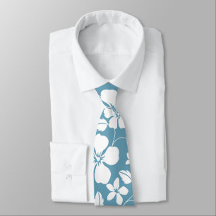 HAWAIIAN HULA (SLATE BLUE) TIE