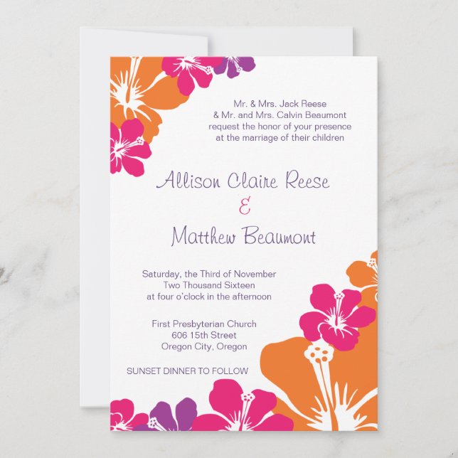 Hawaiian Invite (Front)