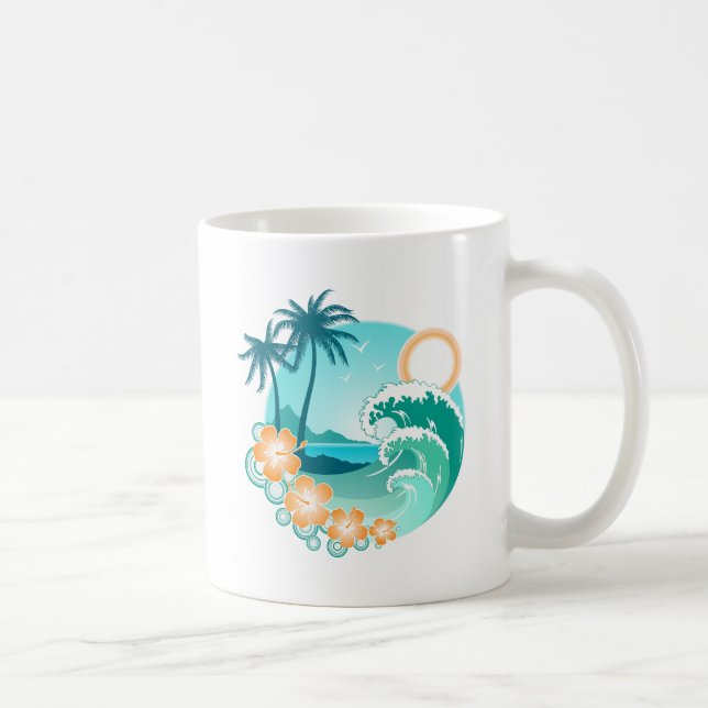 Hawaiian Island 1 Coffee Mug (Right)