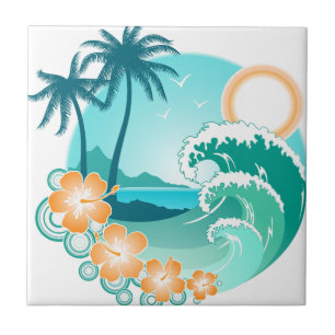 Hawaiian Island 1 Tile