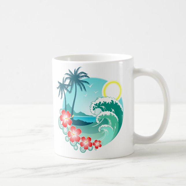 Hawaiian Island 2 Coffee Mug (Right)