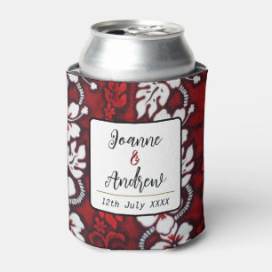 Hawaiian Island Beach Wedding Favor Can Cooler
