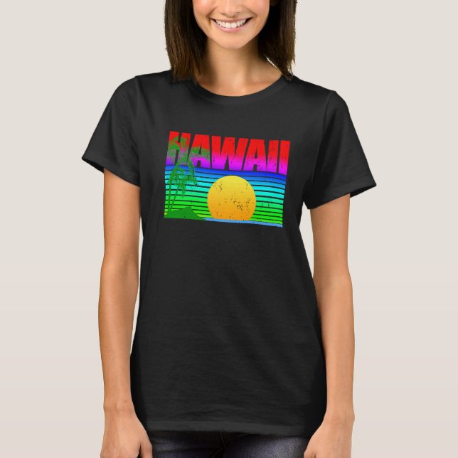 Hawaiian Islands Aloha State T-Shirt (Front)