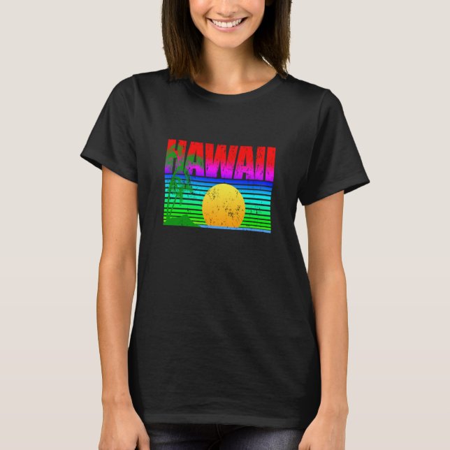 Hawaiian Islands Aloha State T-Shirt (Front)