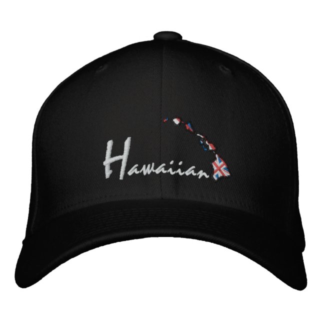 Hawaiian Islands Hat Black (Front)