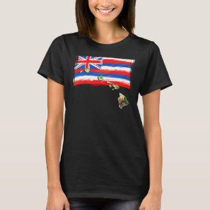 Hawaiian Islands Hawaii Flag T-Shirt