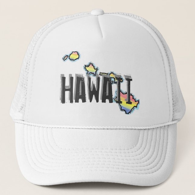 Hawaiian islands Hawaii hat (Front)