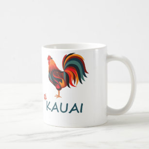 Hawaiian Kauai Wild Rooster Coffee Mug