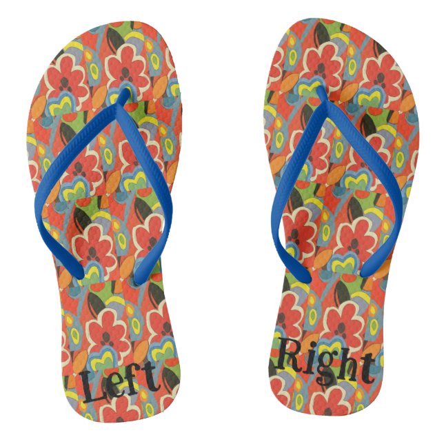 Hawaiian Leaves, MAtisse Style Jandals (Footbed)