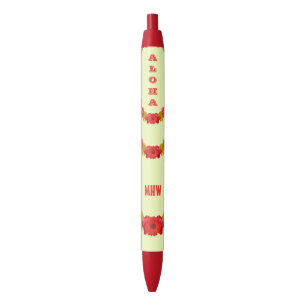 Hawaiian Lei custom monogram pen