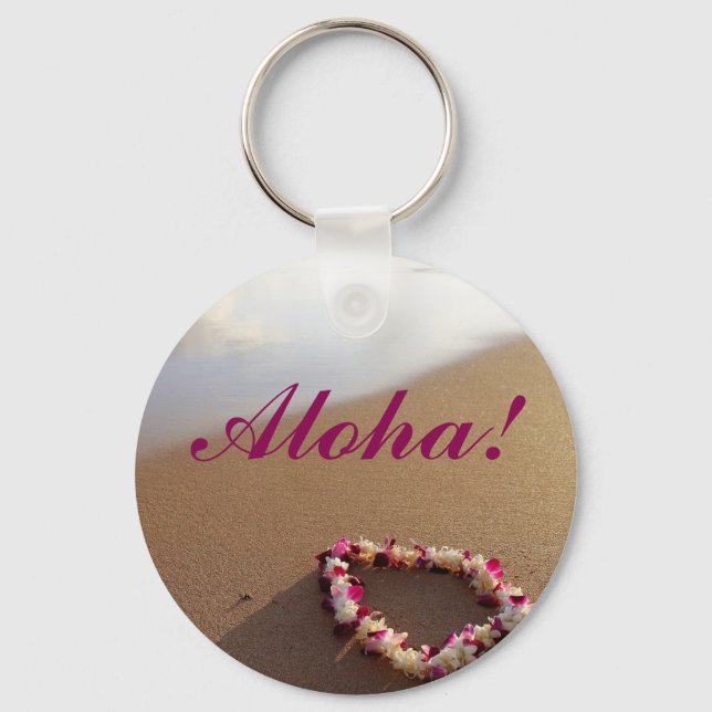 Hawaiian Lei Keychain (Front)