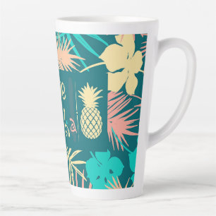 Hawaiian Live Aloha  Latte Mug