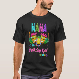 Hawaiian Luau Birthday Party Matching Tiki Outfit  T-Shirt